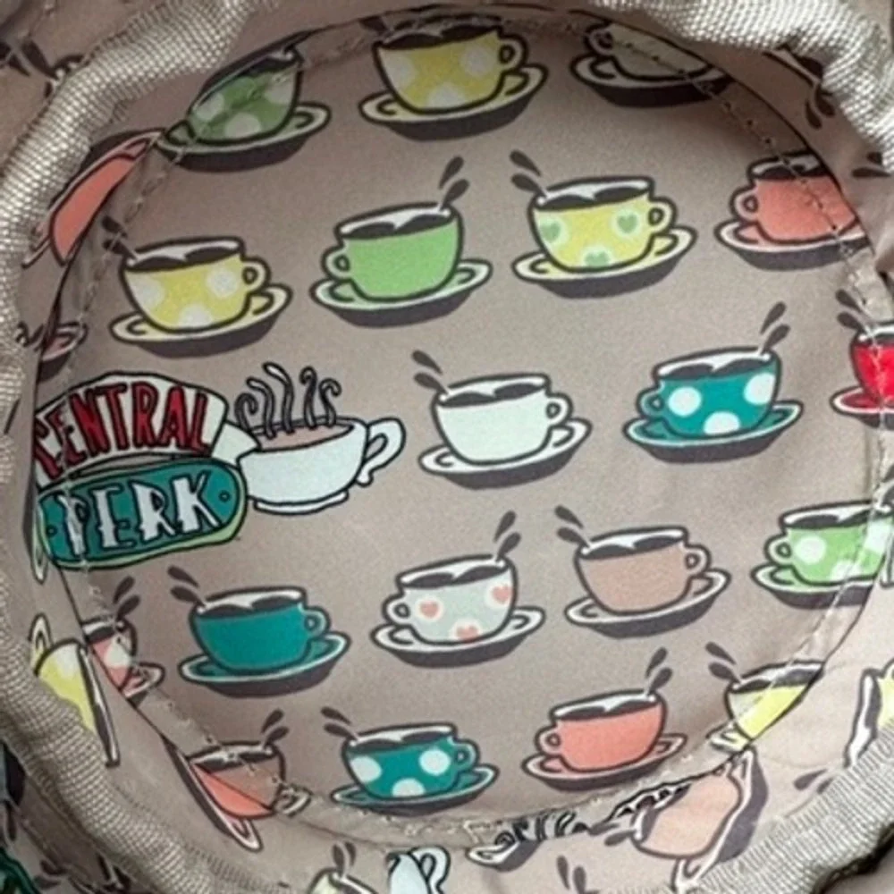 Loungefly Friends Central Perk To Go Coffee Cup Crossbody Purse Bag WB NWT Gift